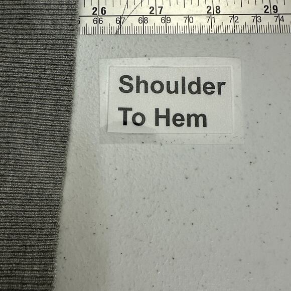 IB Diffusion Womens Cardigan Sweater Size L Gray Rosettes Classic Feminine‎ - Picture 6 of 7